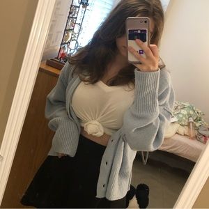 GeeGee baby blue cardigan